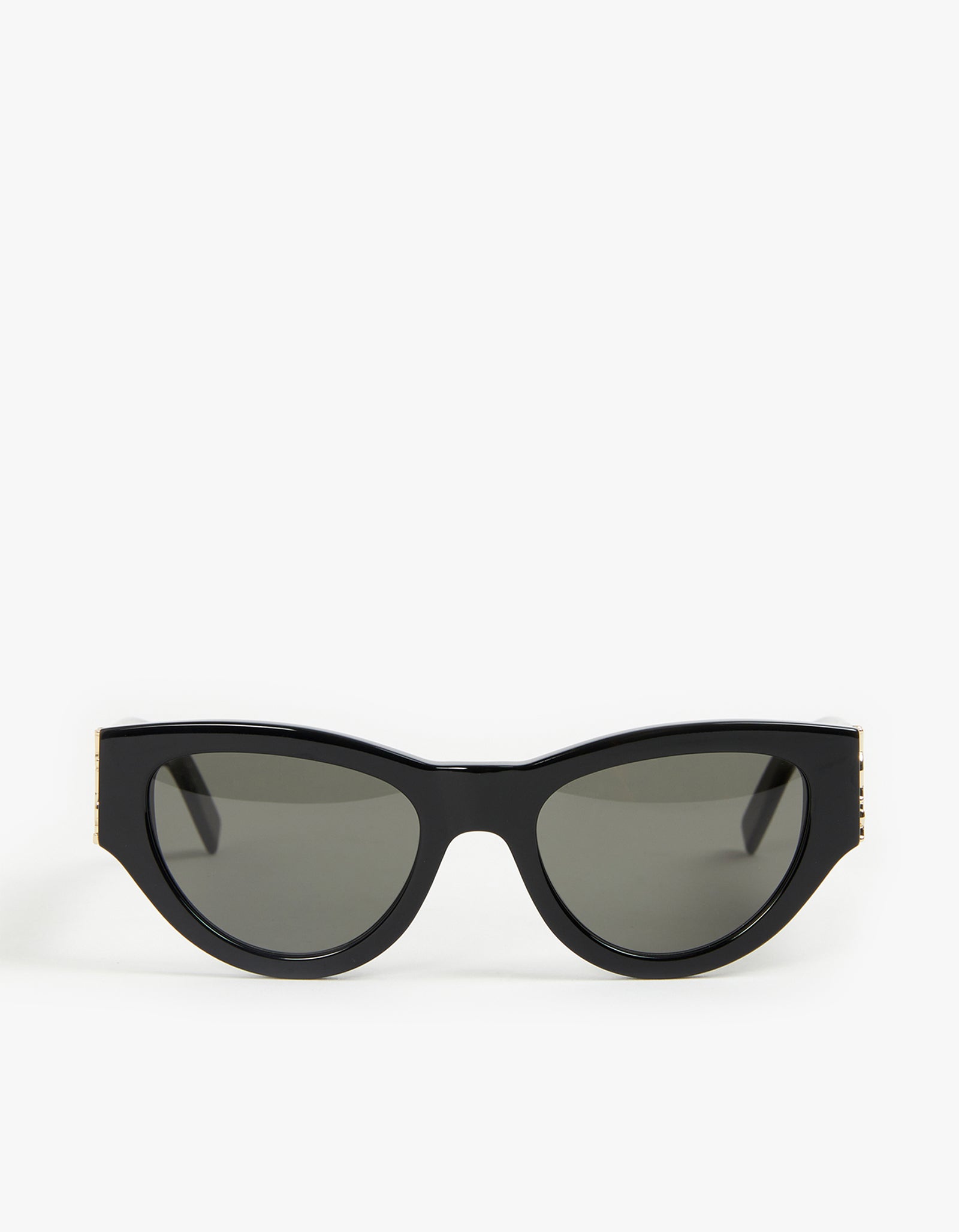 Black Angular cat-eye acetate sunglasses | Saint Laurent | MATCHES UK