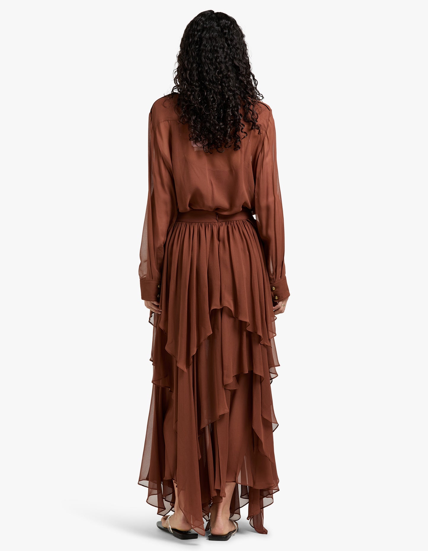 Memento Midi Skirt - Tan