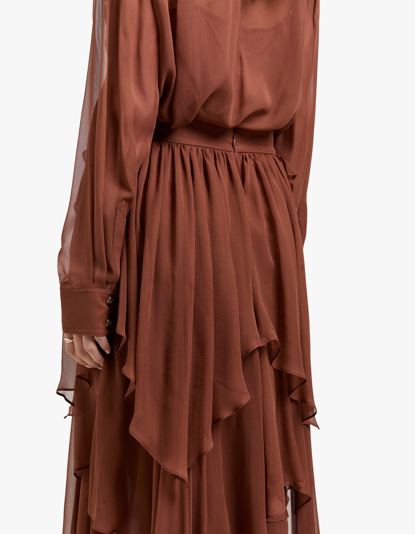 Memento Midi Skirt - Tan