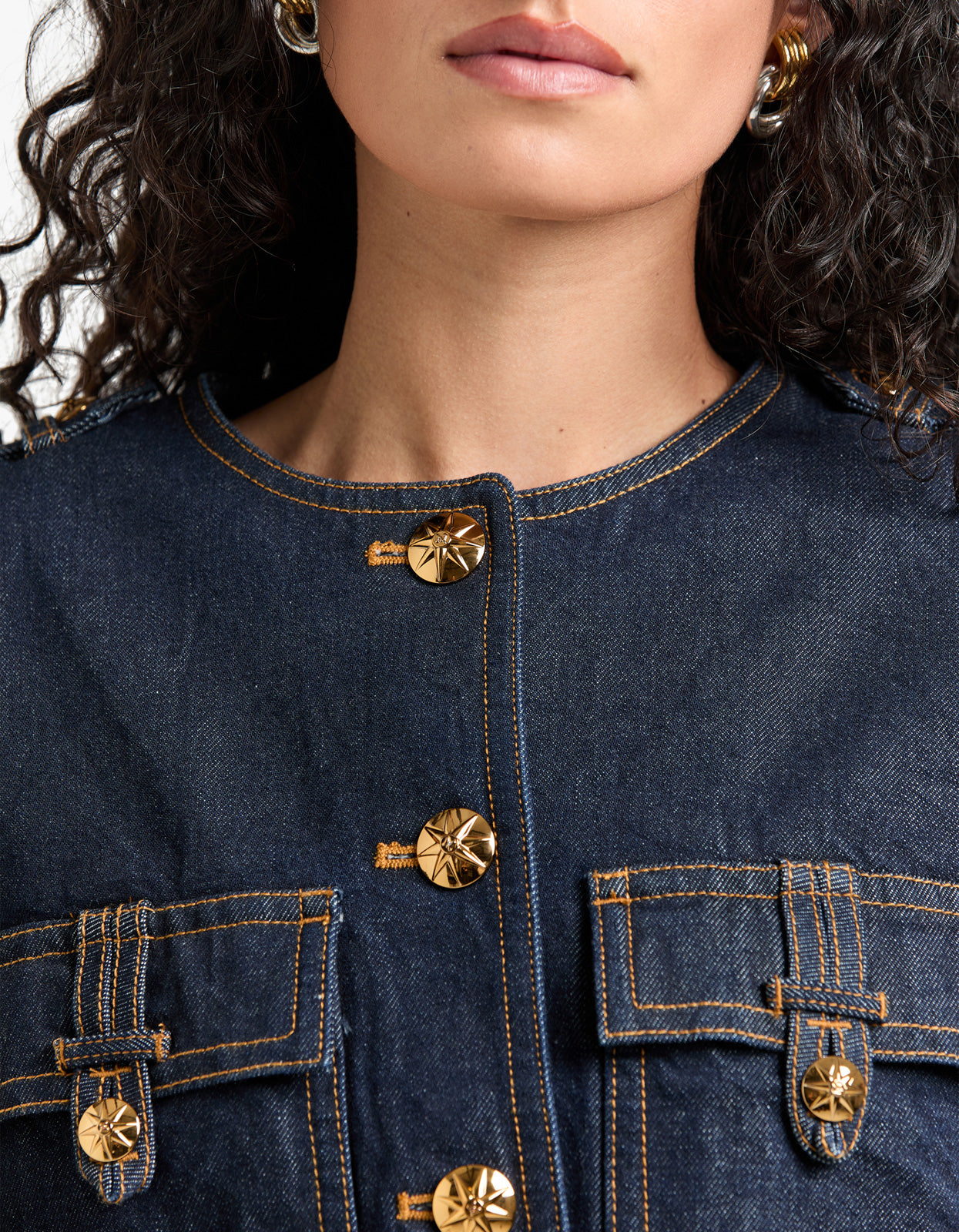 Rebellion Denim Jacket - Night Sky