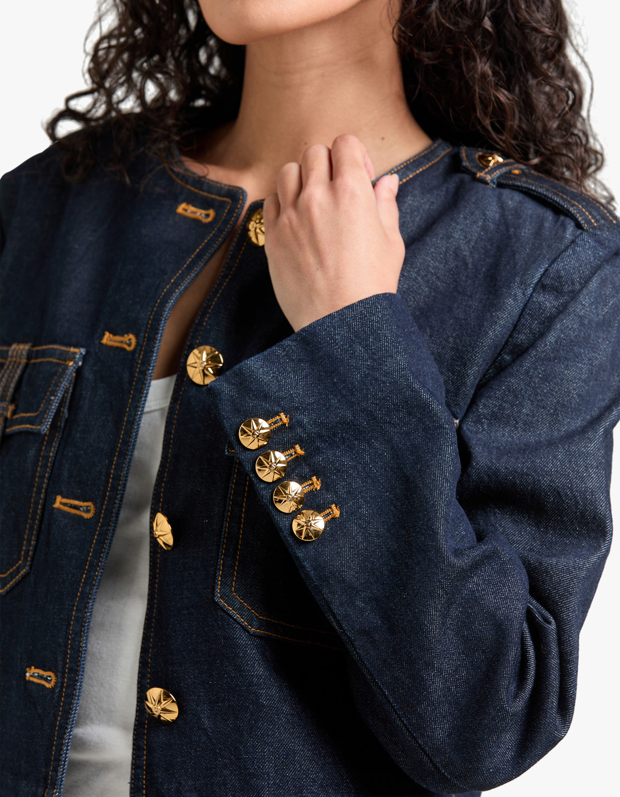 Rebellion Denim Jacket - Night Sky