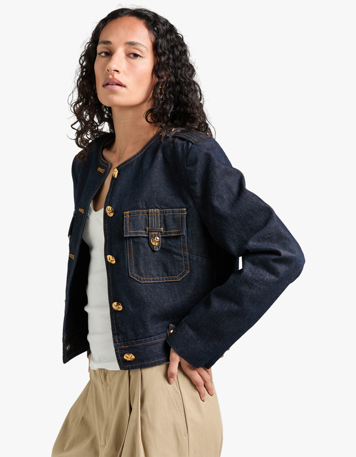 Rebellion Denim Jacket - Night Sky