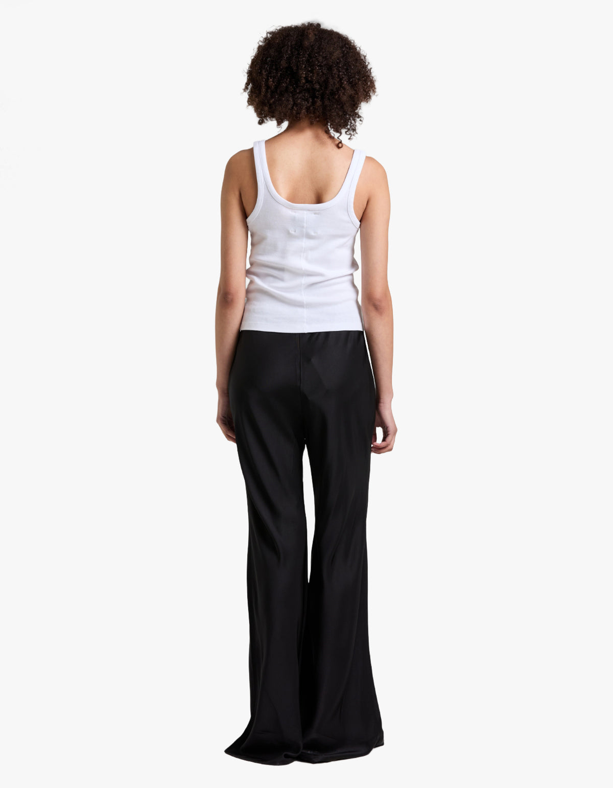 Twill Flare Pant - Black