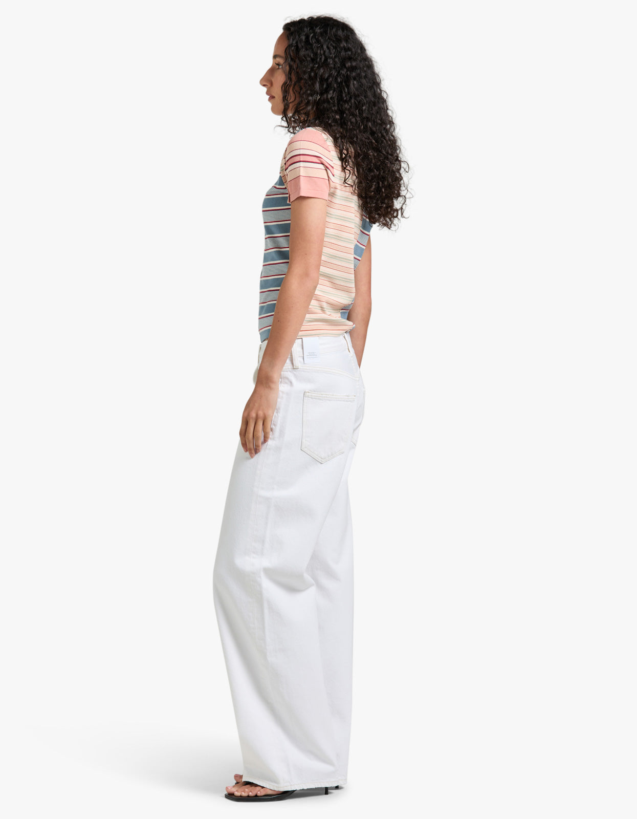 Rebellion Spliced Stripe Polo - Multi Stripe