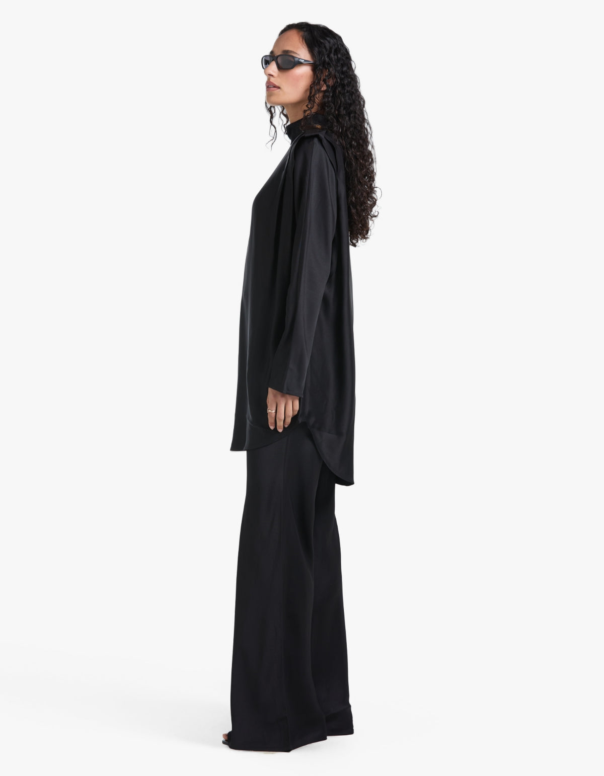 Utility Twill Tunic - Black