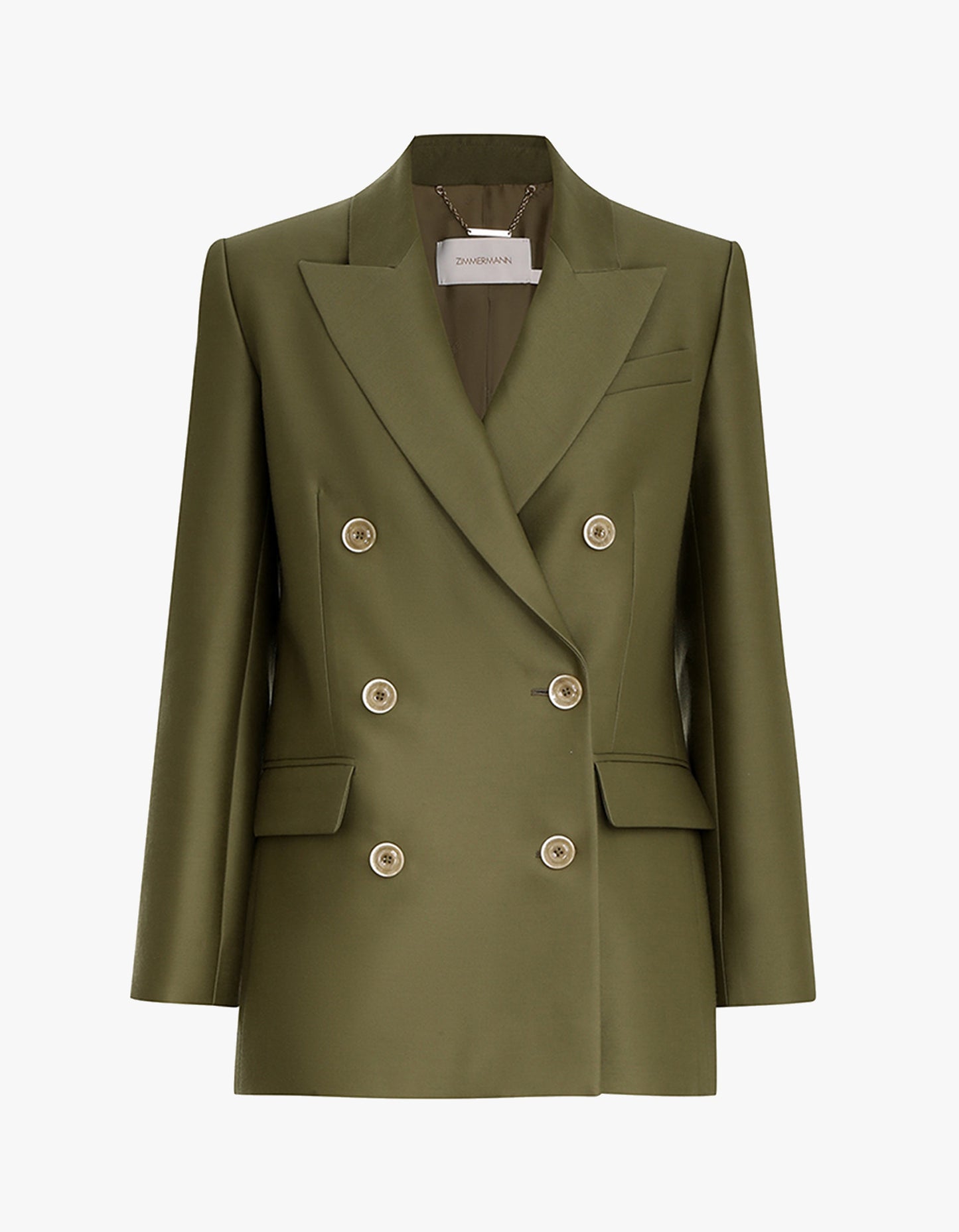 Tranquillity Long Line Jacket - Light Olive