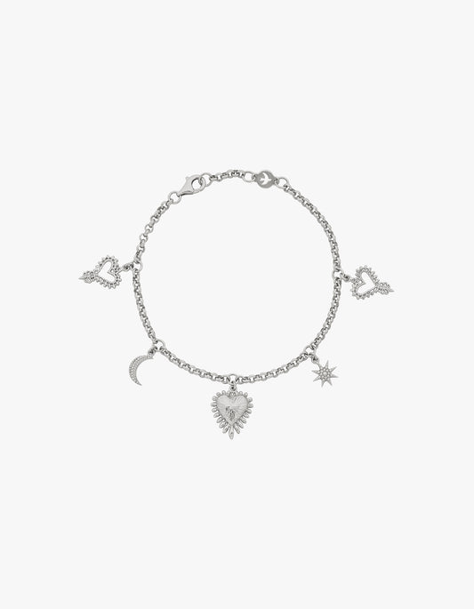 Charmed Bracelet - Sterling Silver
