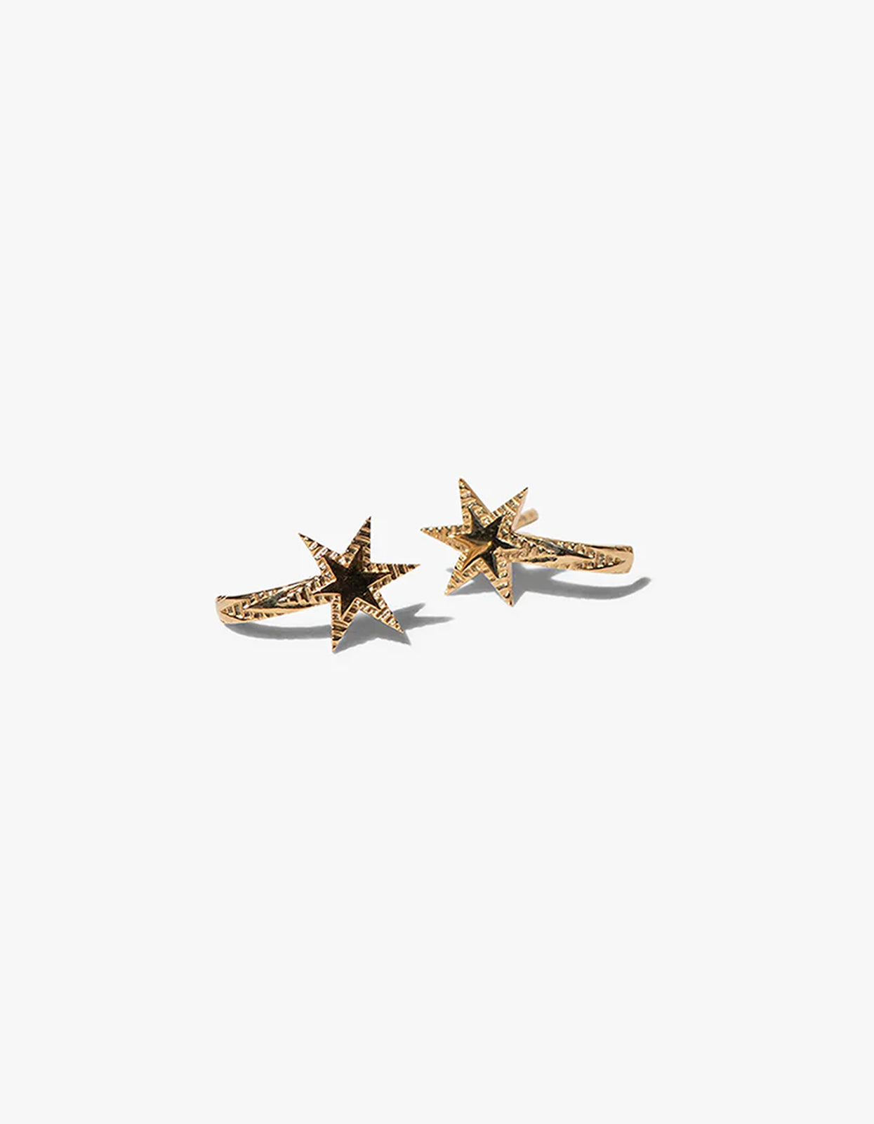 Zoe & Morgan X Superette Bianca Star Earrings - 22K Gold Plate