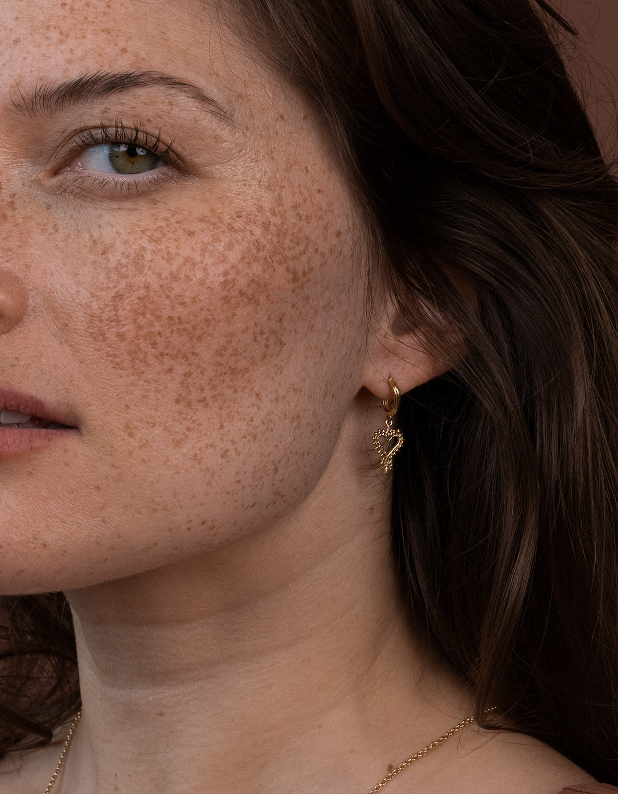 Mini Gypsy Heart Earrings - 22K Gold Vermeil