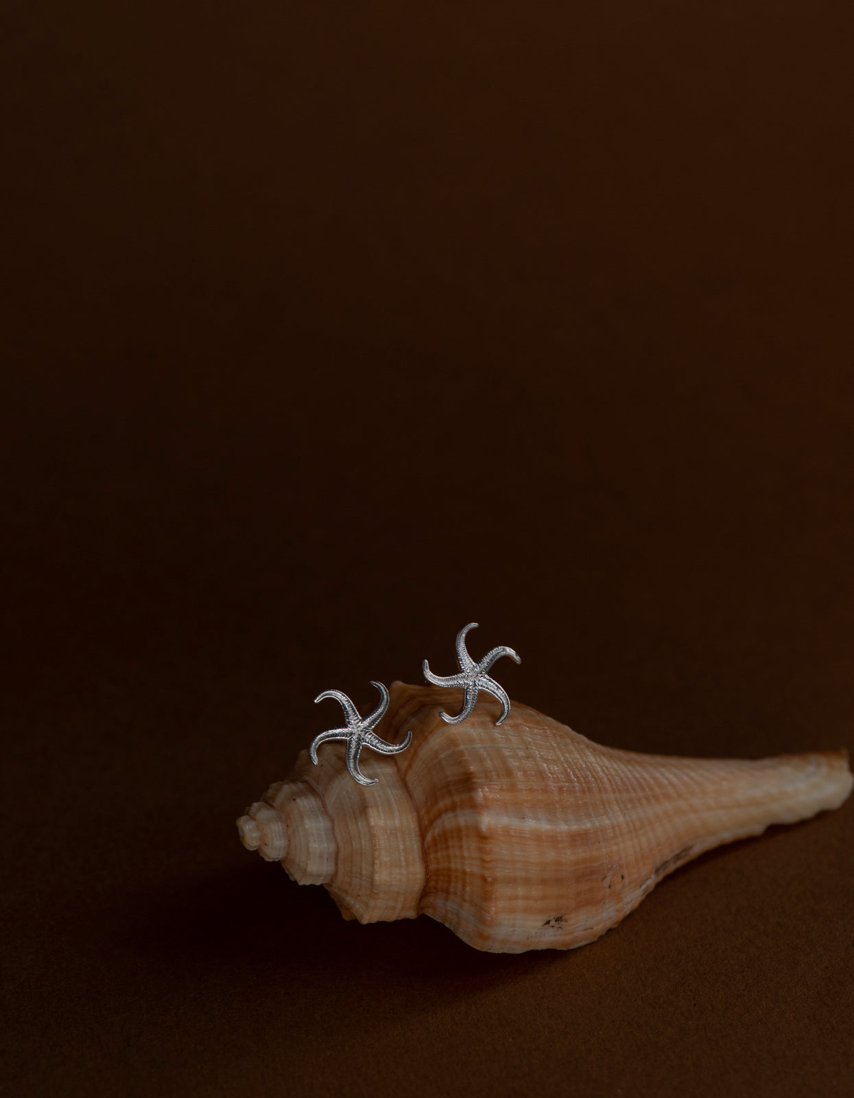 Starfish Studs - Sterling Silver