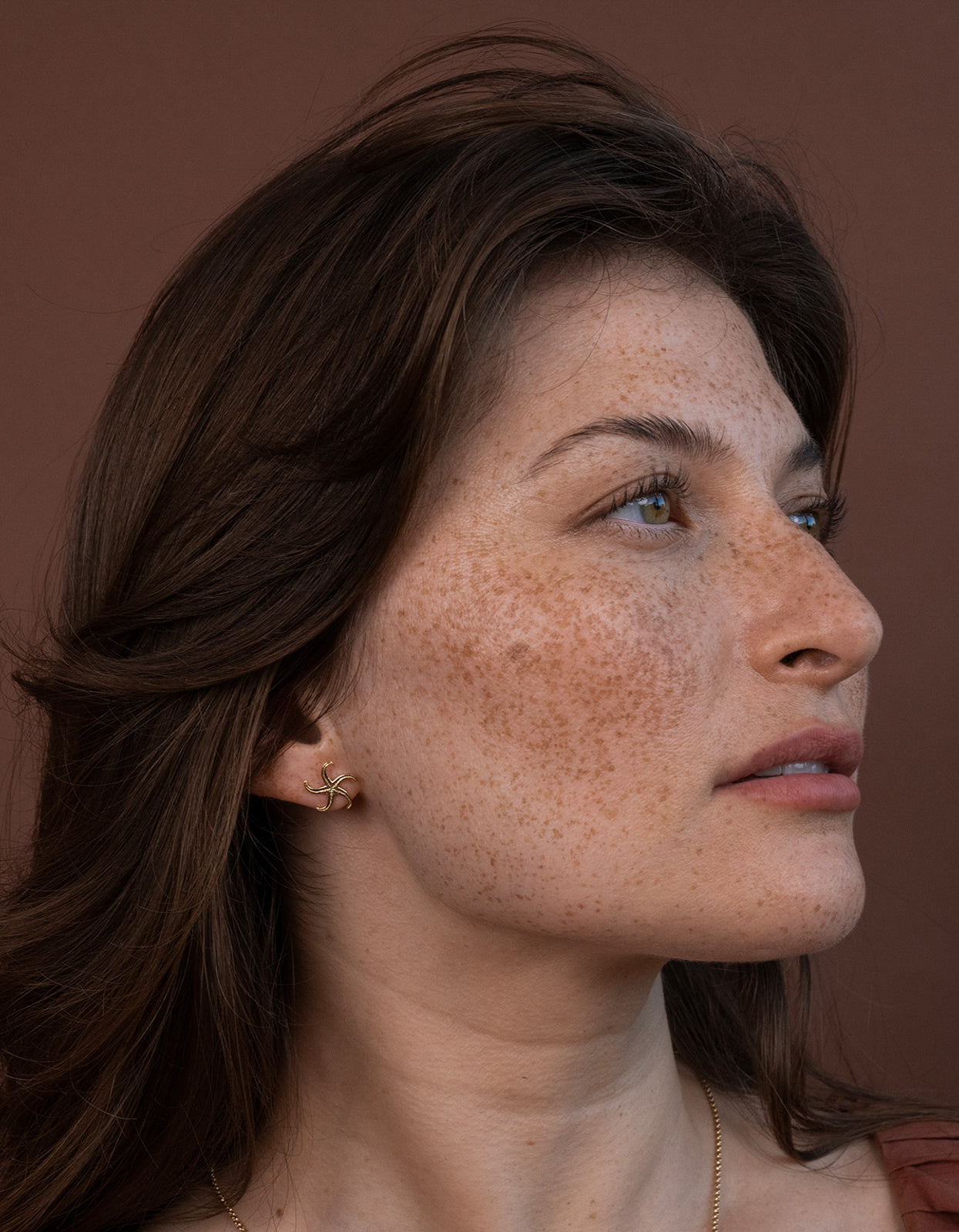 Starfish Studs - 22K Gold Vermeil