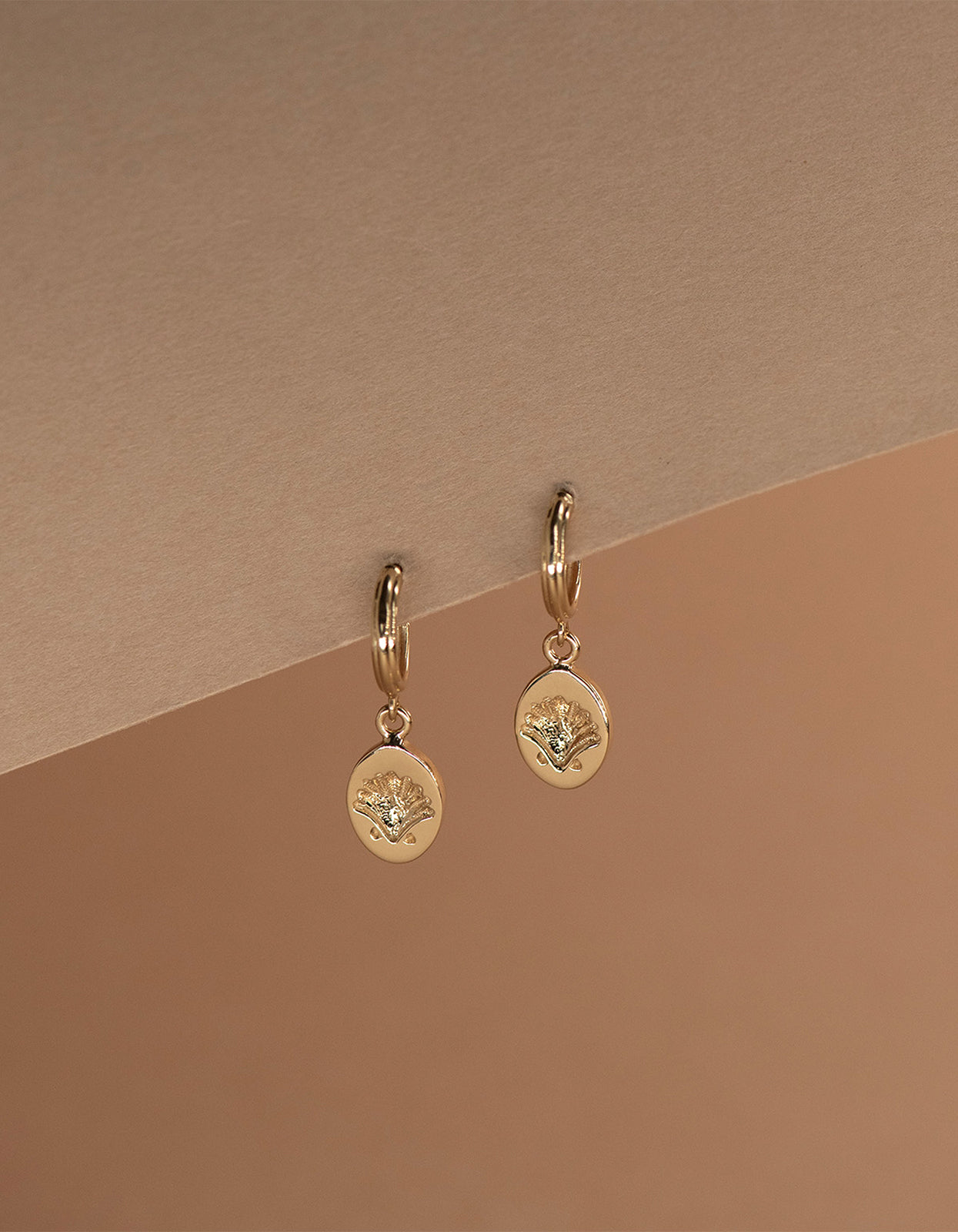 Secret Society Of Shell Lovers Earrings - Gold