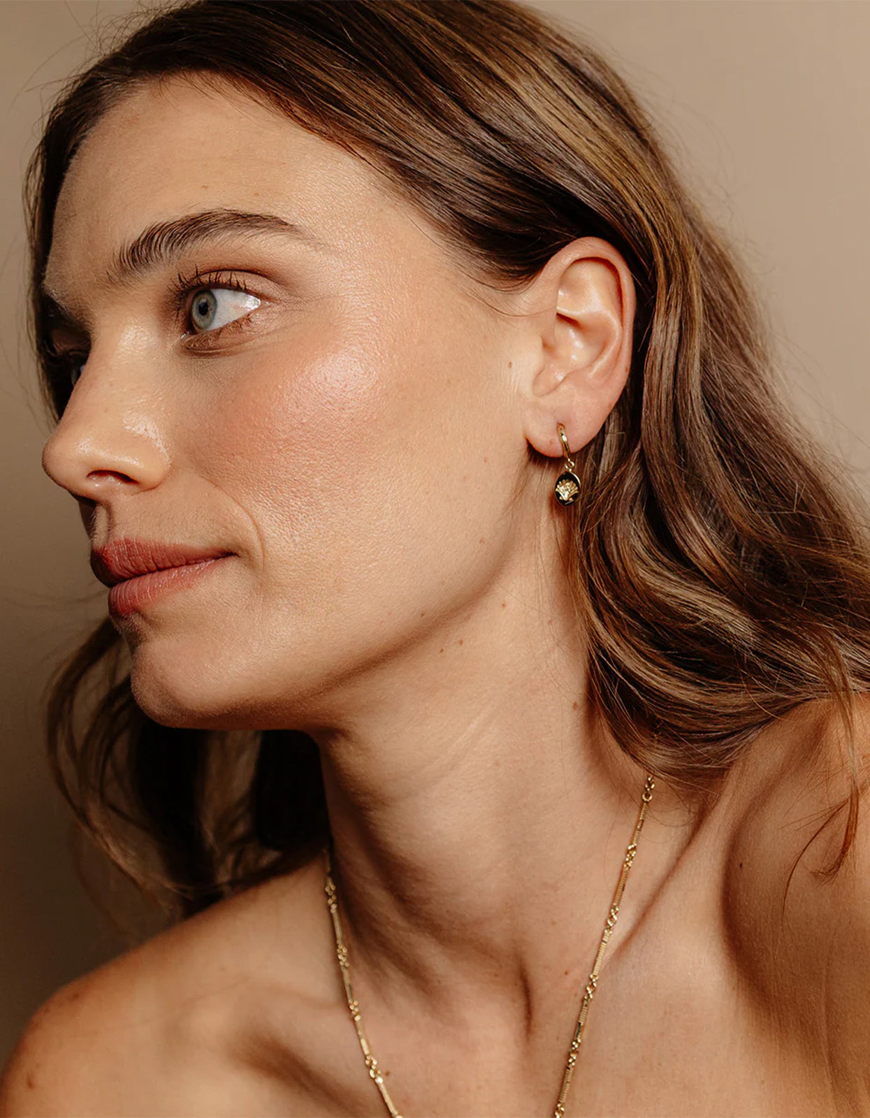 Secret Society Of Shell Lovers Earrings - Gold