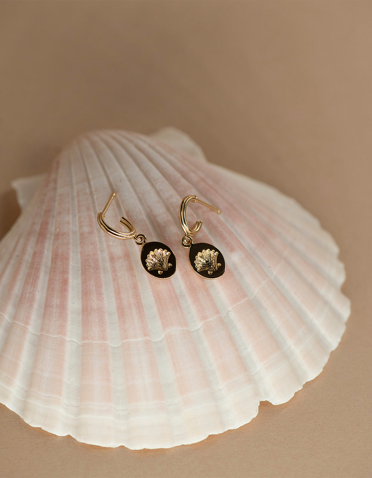 Secret Society Of Shell Lovers Earrings - Gold