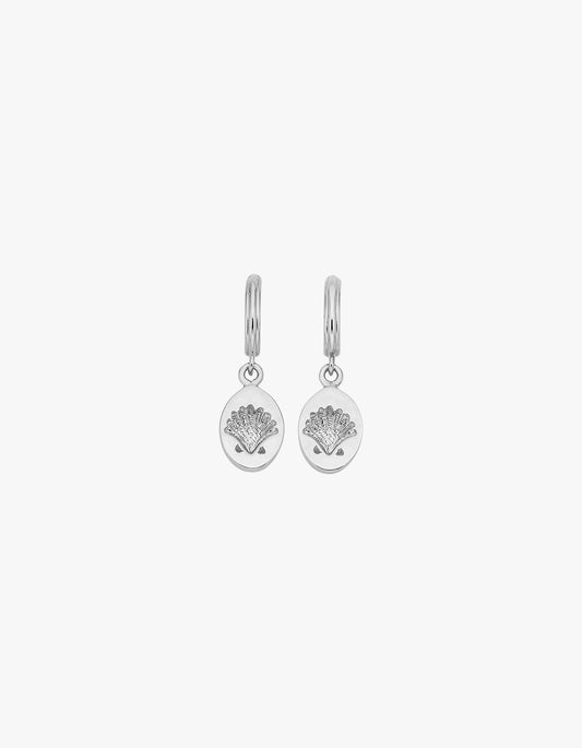 Secret Society Of Shell Lovers Earrings - Silver