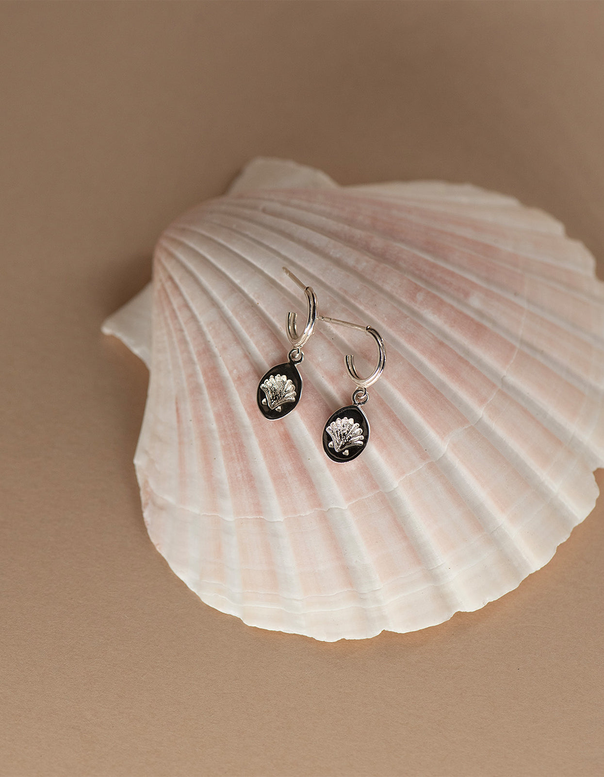 Secret Society Of Shell Lovers Earrings - Silver