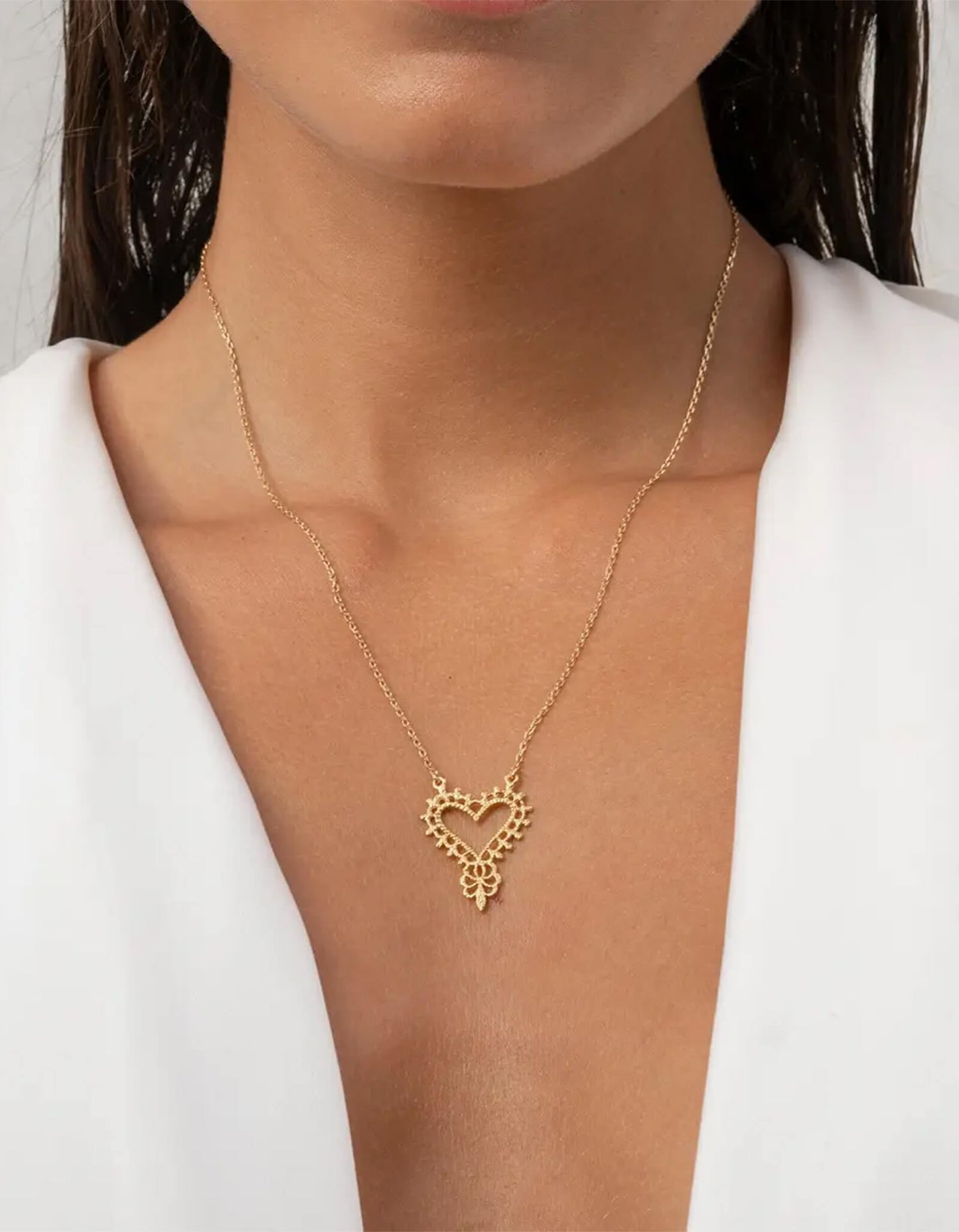 Gypsy Love Necklace - Gold Plated