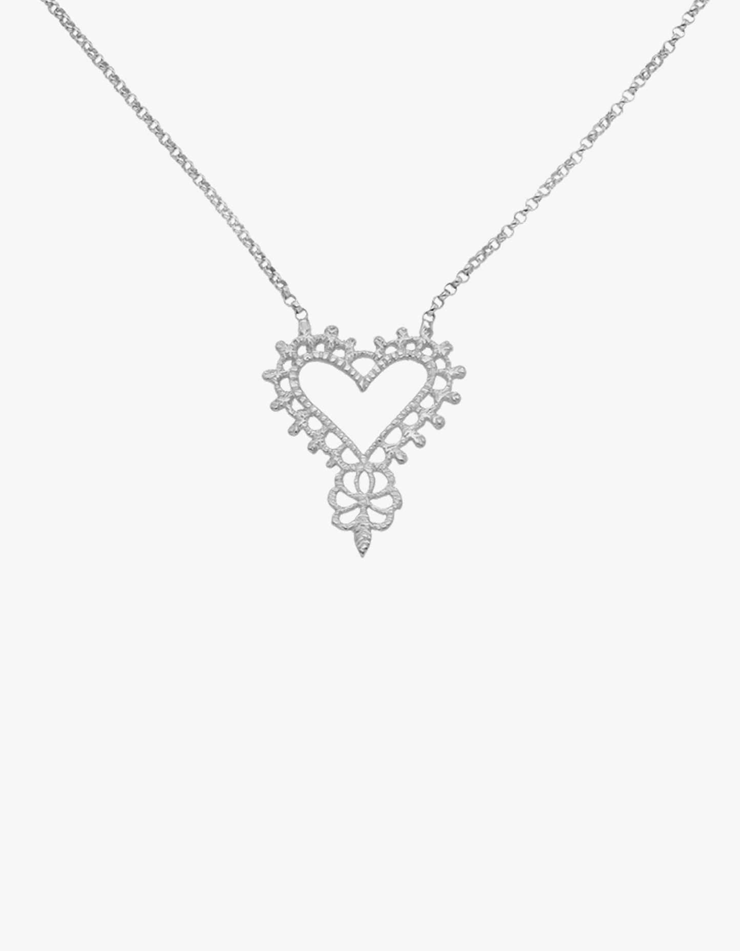 Gypsy Love Necklace - Silver