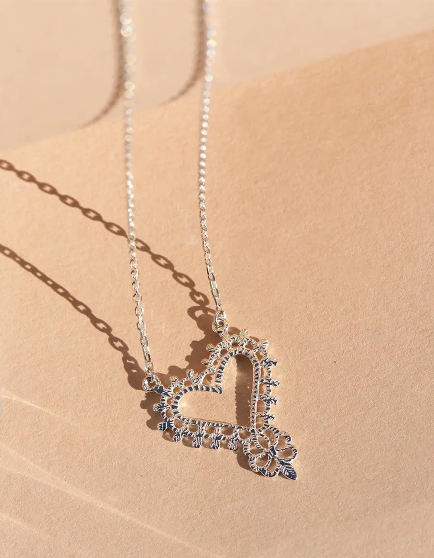 Gypsy Love Necklace - Silver