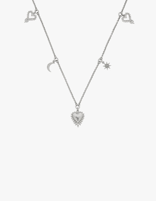 Charmed Necklace - Sterling Silver