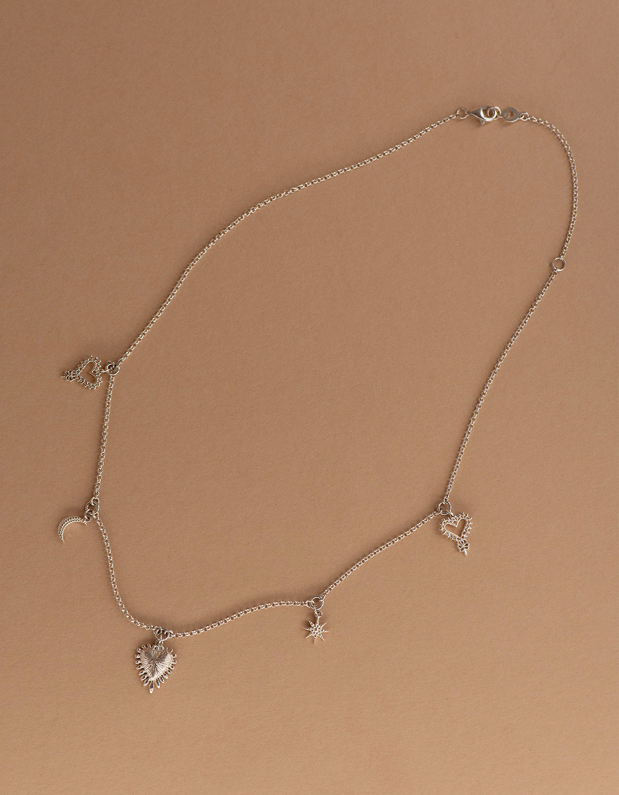 Charmed Necklace - Sterling Silver