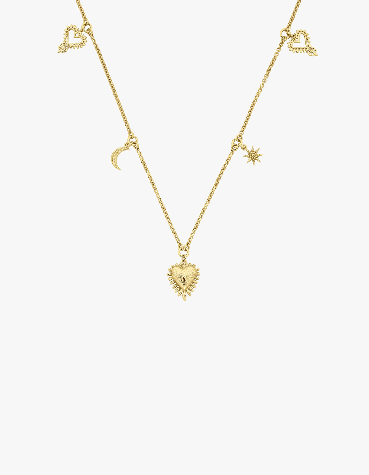 Charmed Necklace - 22K Gold Vermeil