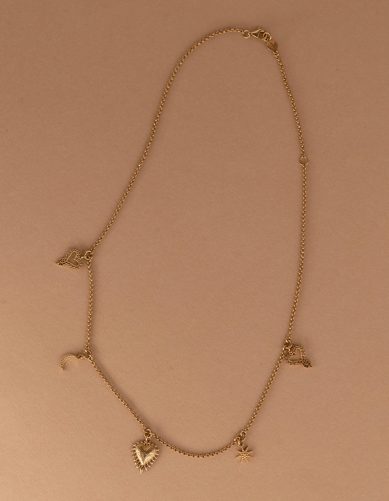 Charmed Necklace - 22K Gold Vermeil