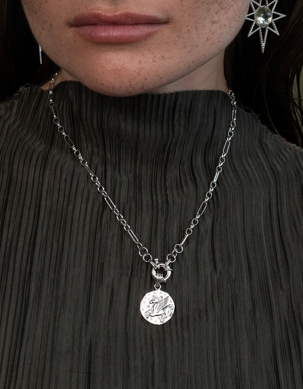 Pegasus Charm - Sterling Silver