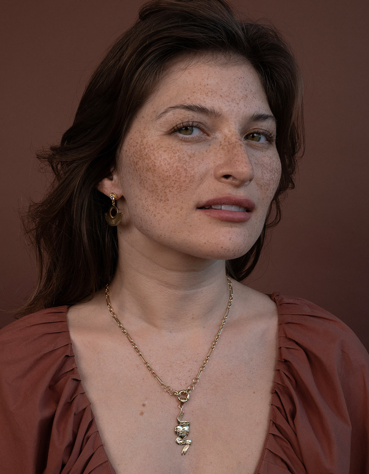 Who Loves Wins Charm - 22K Gold Vermeil