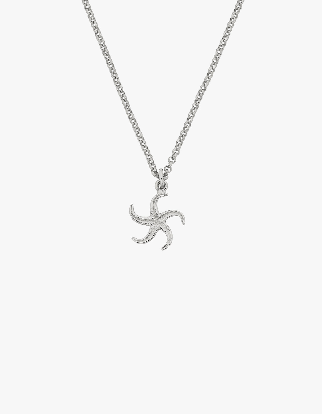 Starfish Necklace - Sterling Silver