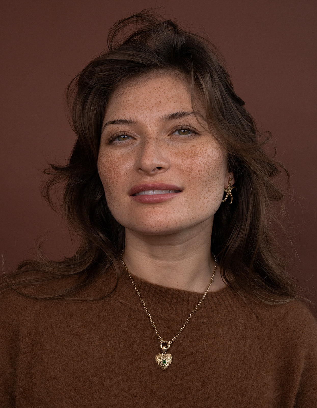 Brave Heart Charm - 22K Gold Vermeil