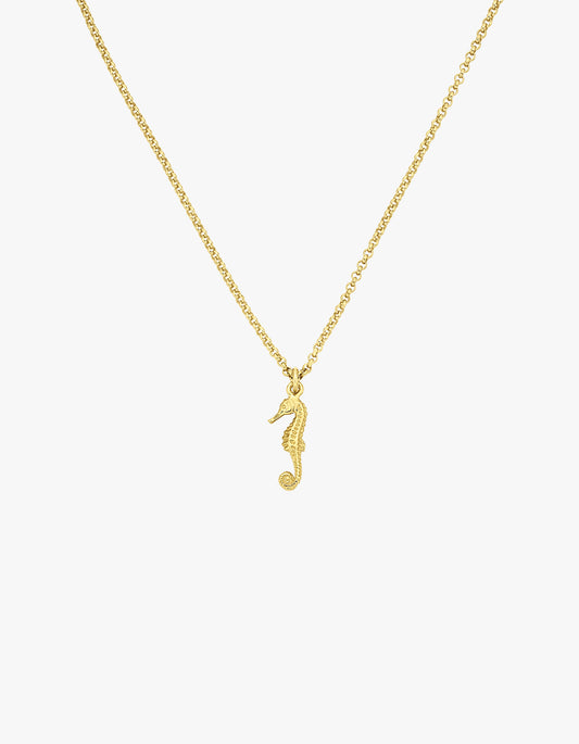 Seahorse Necklace - Gold