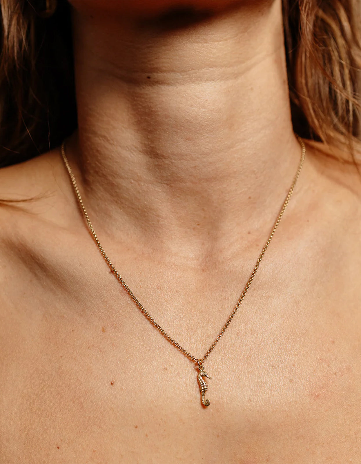 Seahorse Necklace - Gold