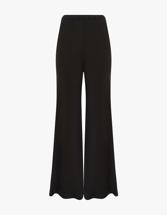 Twill Flare Pant - Black