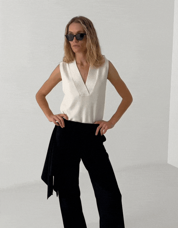 Maison Merino Vest - Ivory