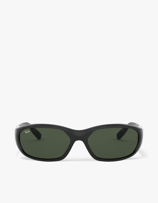 Daddy-O Sunglasses - Black/Green