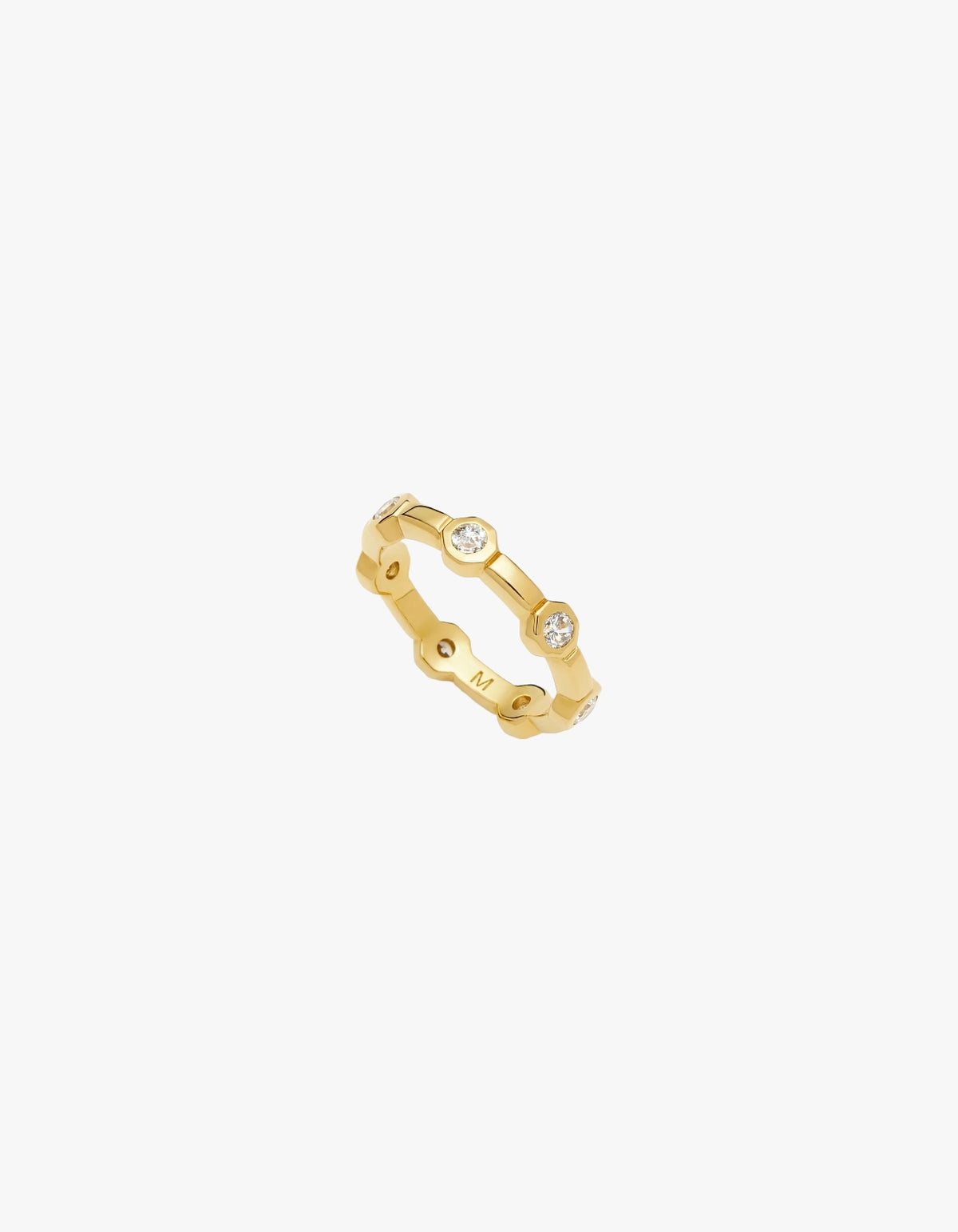 Lucy Williams Stackable Tennis Ring - Gold