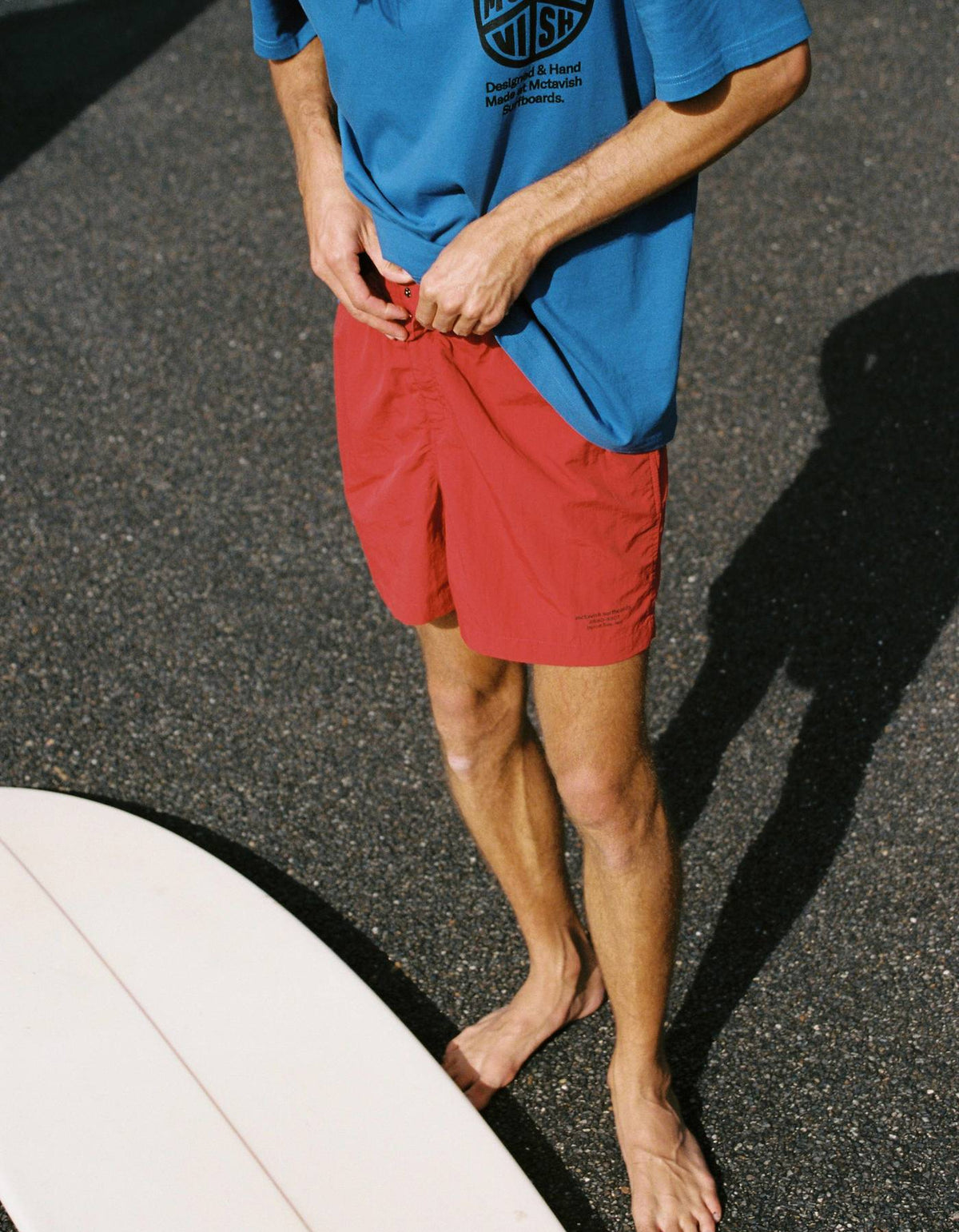 Land Swim Short - Red