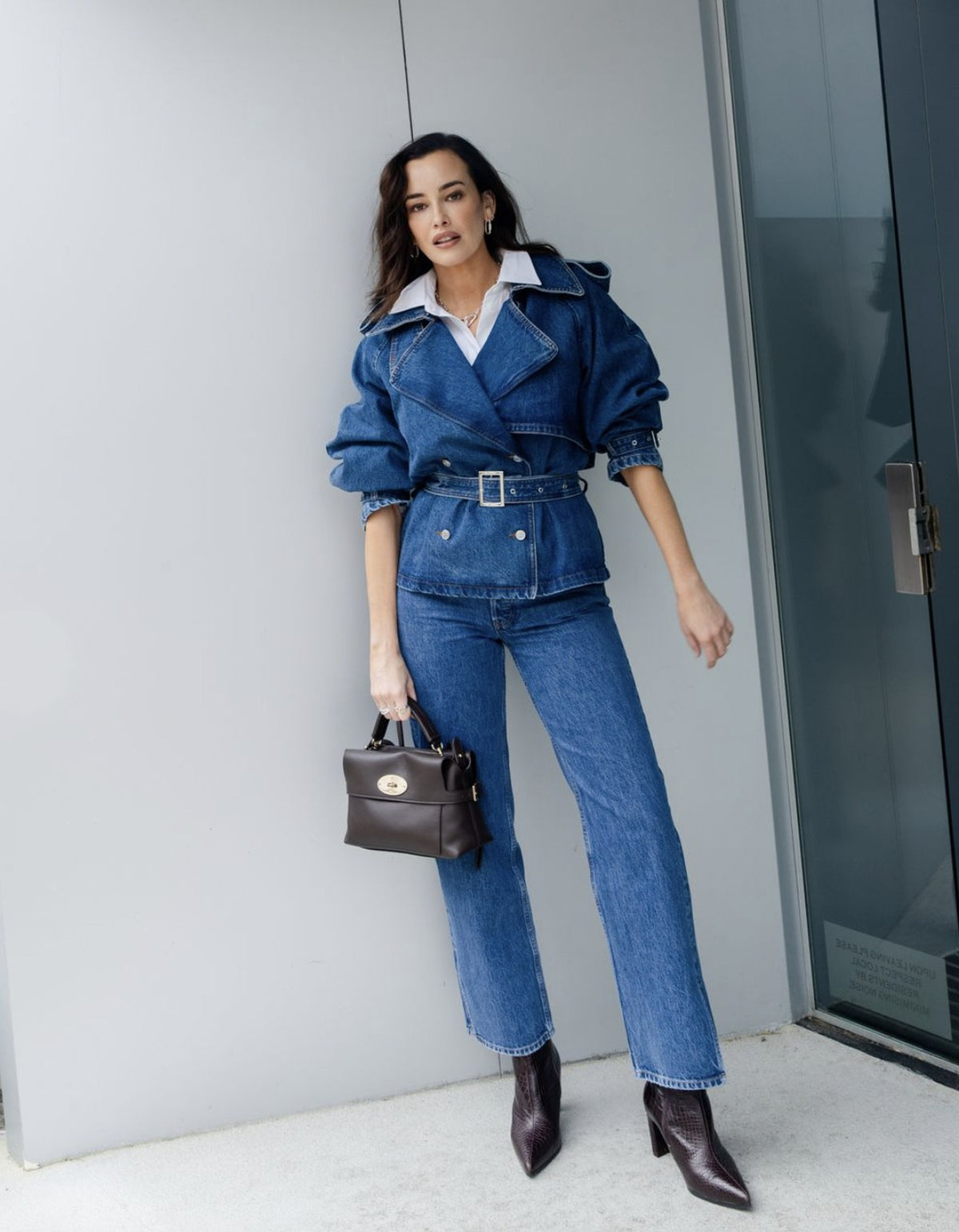 Pascale Trench - Clean Indigo styled