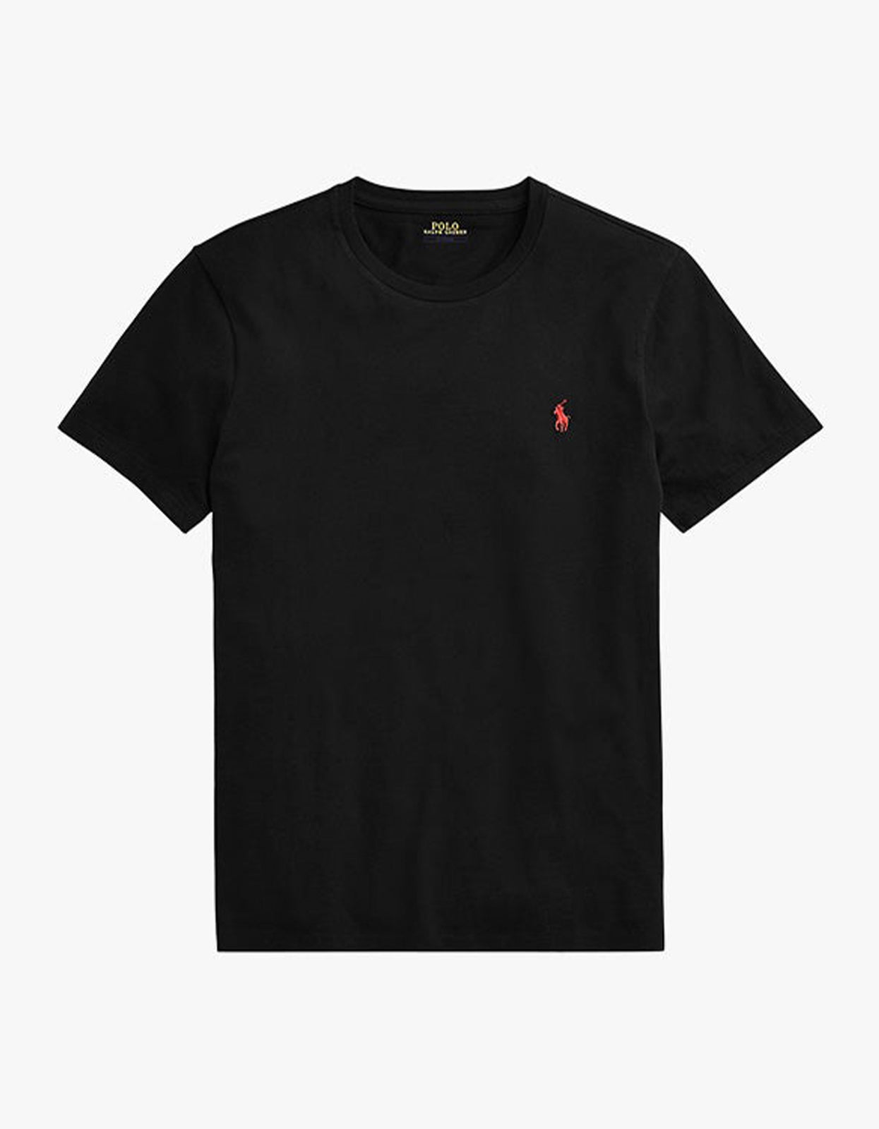 Custom Slim Fit Crew Neck T Shirt - RL Black