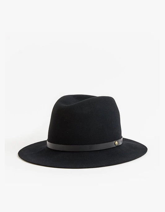Floppy Brim Fedora - Black