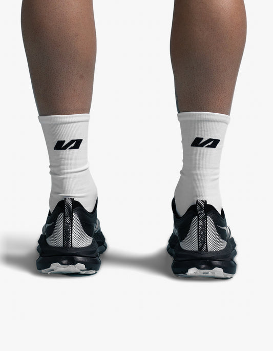 Ribbed Performance Socks - White
