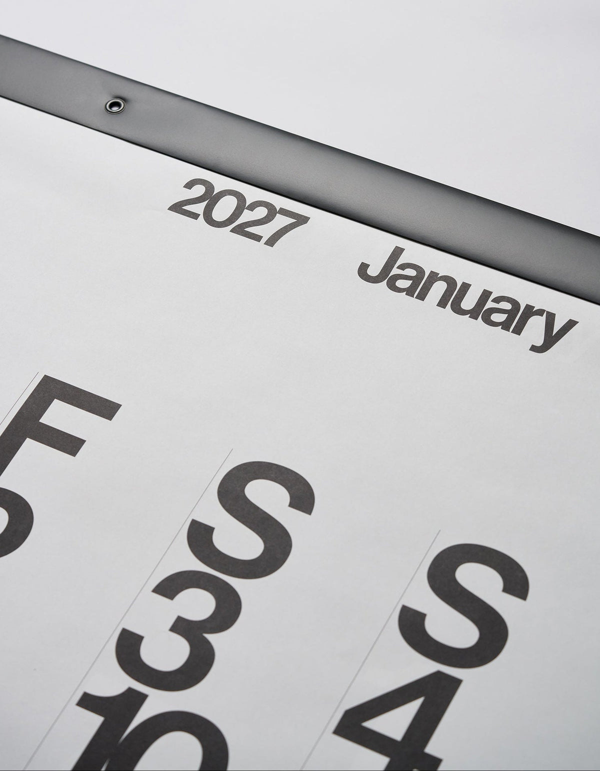 2027 Stendig Calendar - White/Black