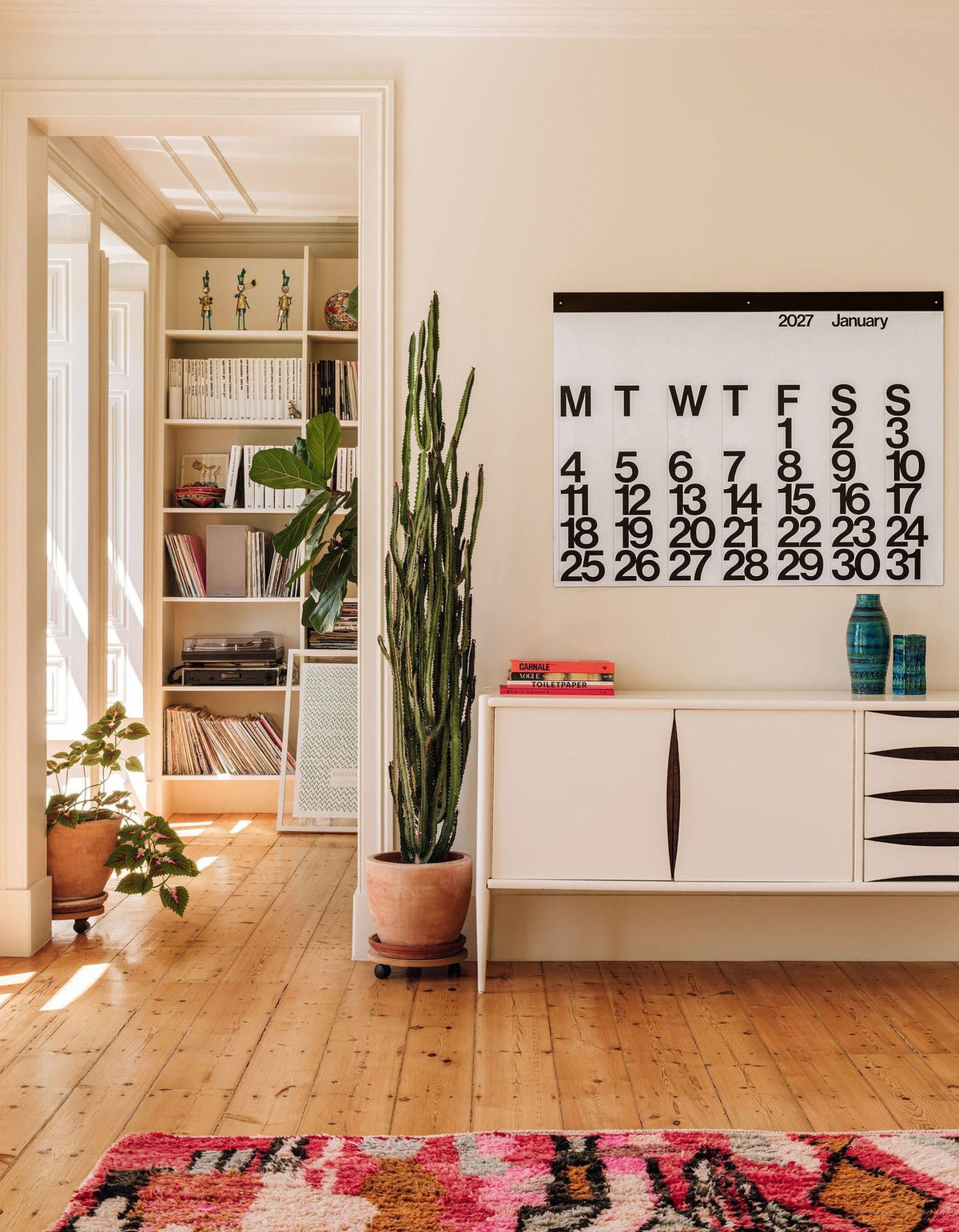 2027 Stendig Calendar - White/Black