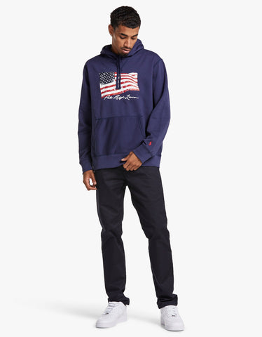 Polo american flag hoodie Clearance