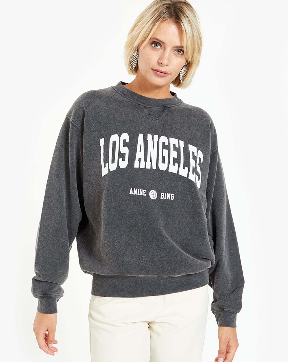 Superette Ramona Sweatshirt Los Angeles Washed Black