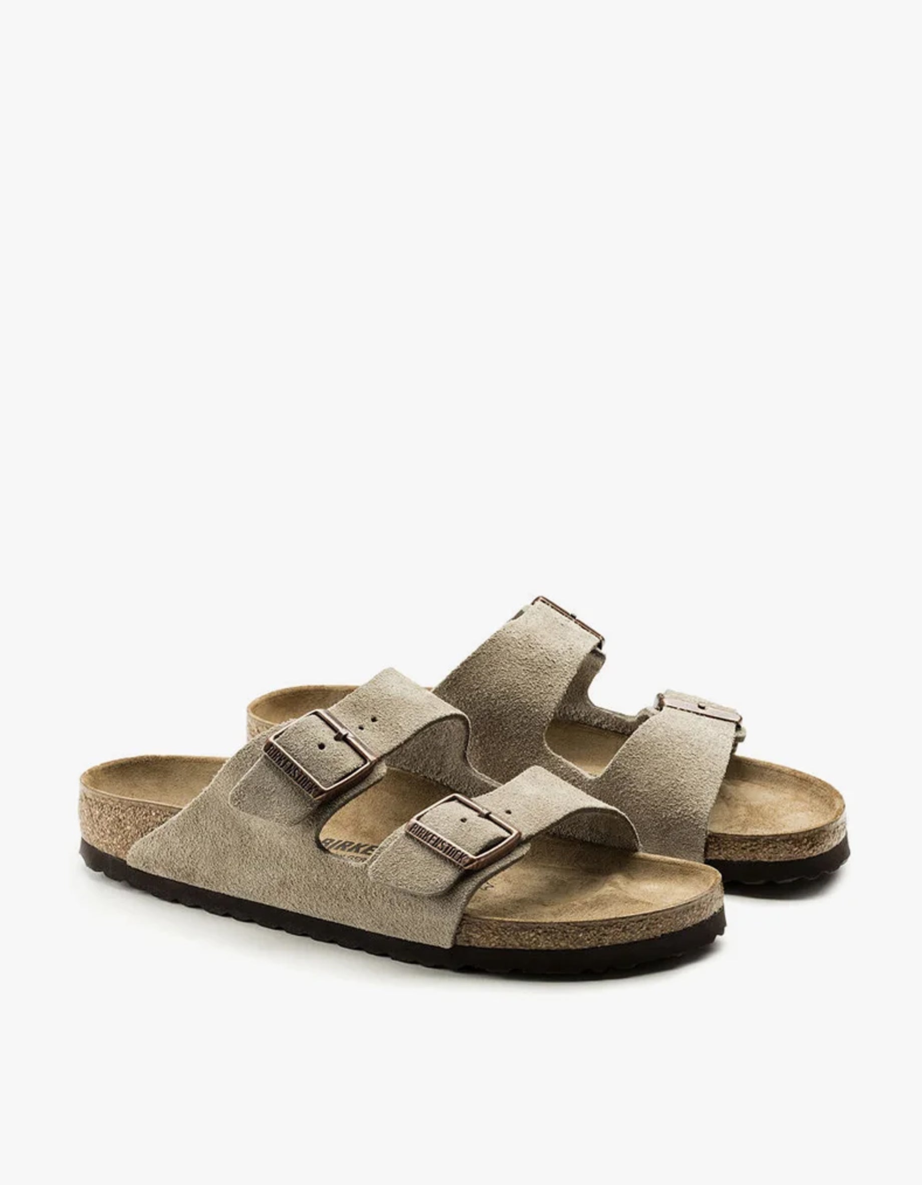 Arizona taupe suede outlet birkenstocks