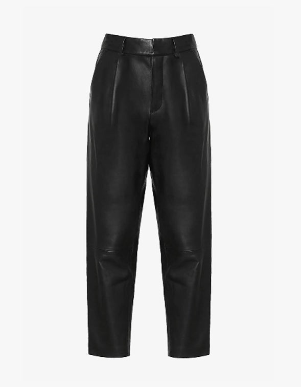 Superette  Becky Leather Trouser - Black