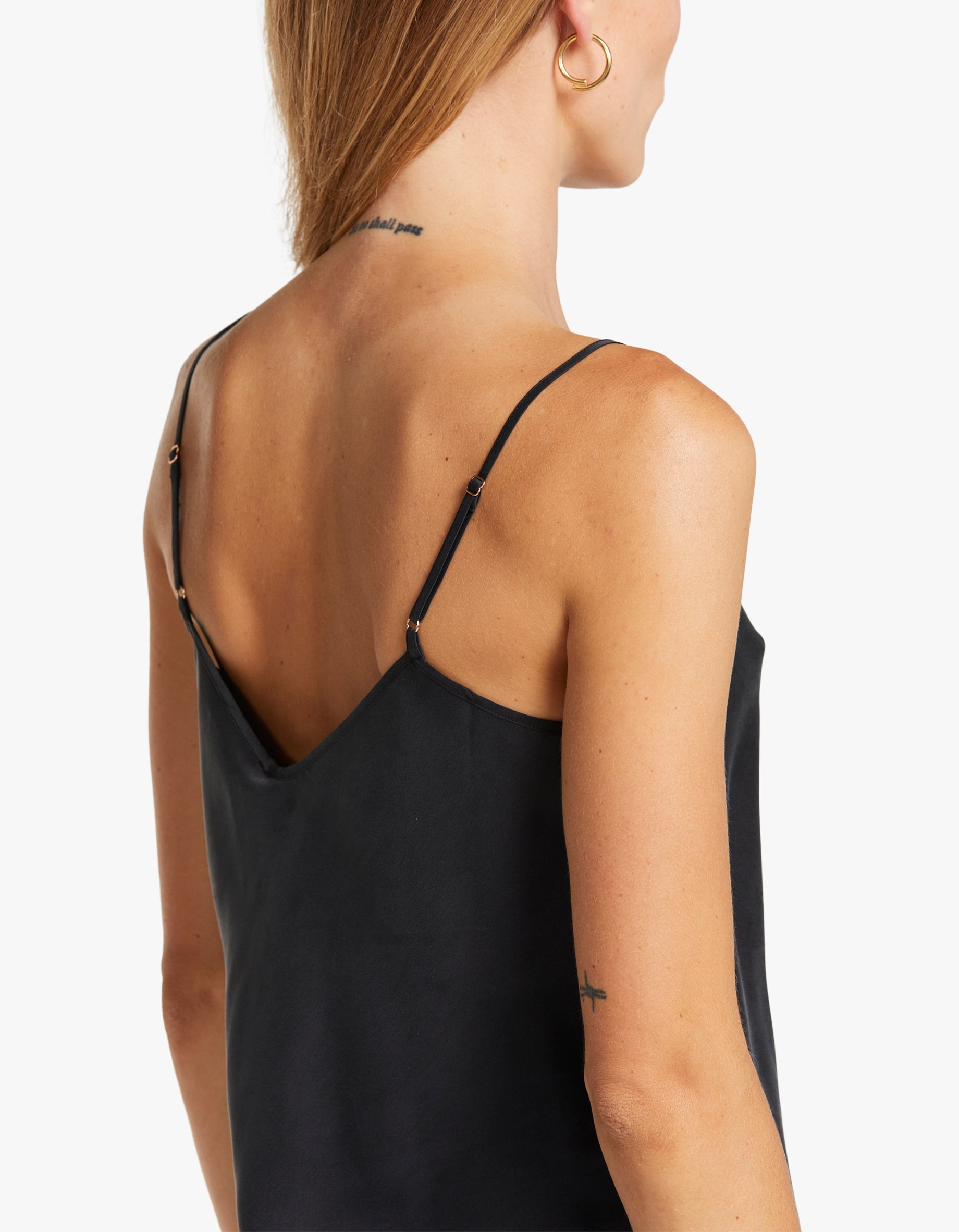 Superette Bias Cut Cami Black