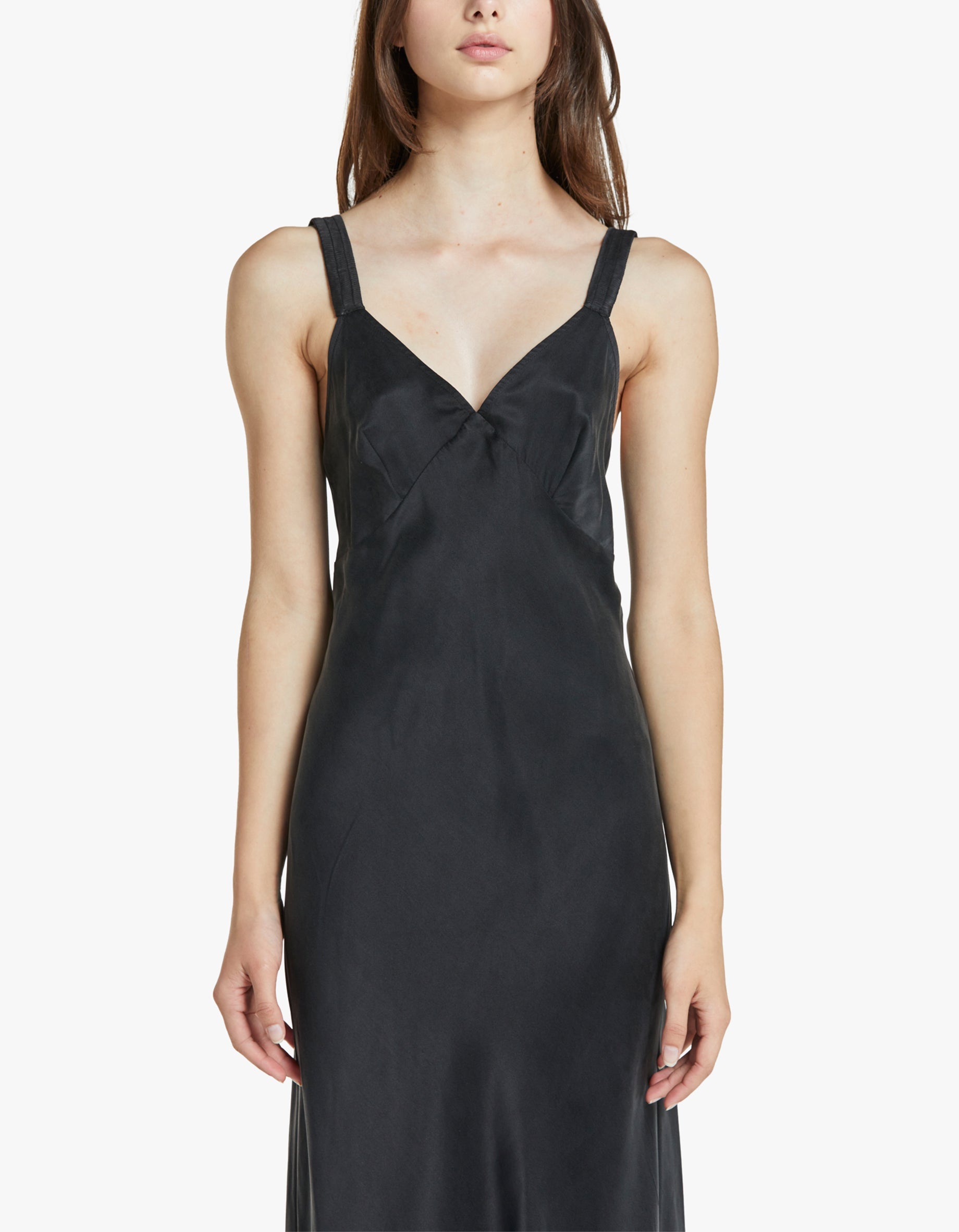 silk laundry deco ruched dress Beauty @chloelecareux in the deco ruched dress hazelnut